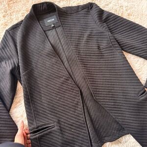 OOKIE & LALA Ribbed Knit Cardigan blazer small